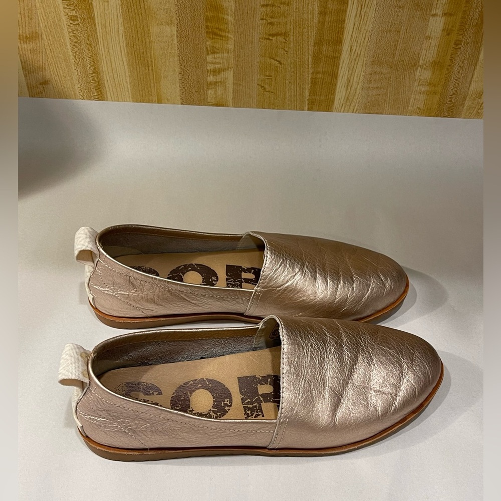 Sorel Metallic Slip-On Sneakers